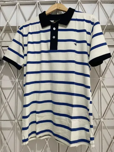 Camisas gola polo listradas