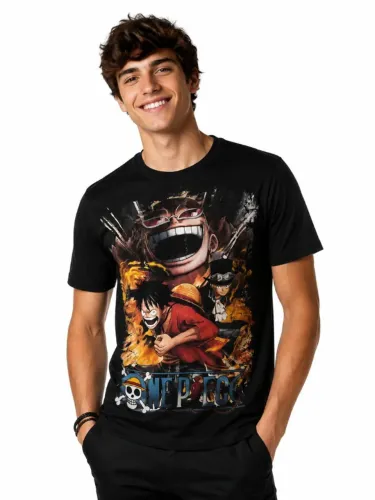 camiseta anime preta g