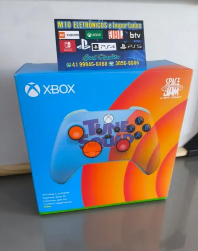Controle sem fio Microsoft Xbox - Exclusivo Space Jam Toon Squad novo lacrado
