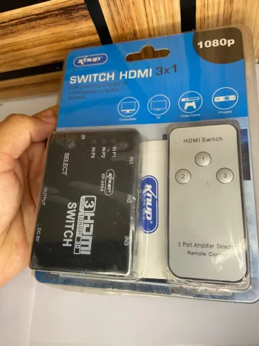 Switch hdmi 3x1 knup an3