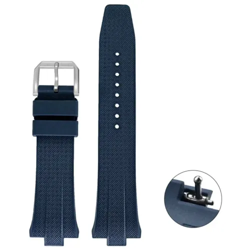 Pulseira borracha Citizen tsuyosa azul nova