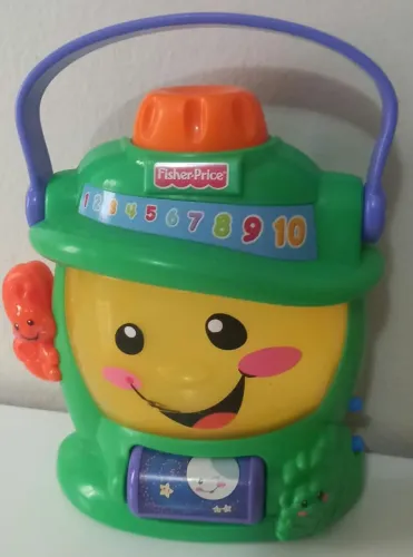 Brinquedo Lamparina Aprender e Brincar Fisher Price
