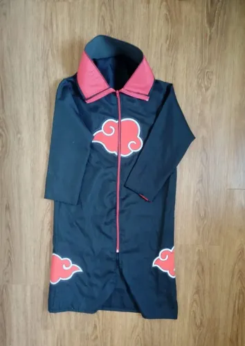 Capa Manto Akatsuki da série Naruto Cosplay