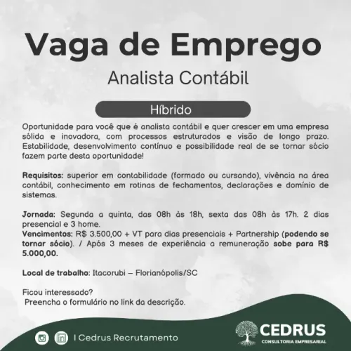 Analista Contábil