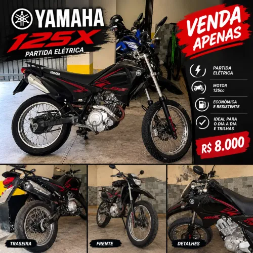 Yamaha XTZ 125X Partida Elétrica