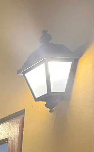 12 Arandelas externas em alumínio resistente - luminária clássica para jardim