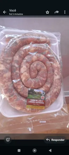 Linguiça caipira artesanal 