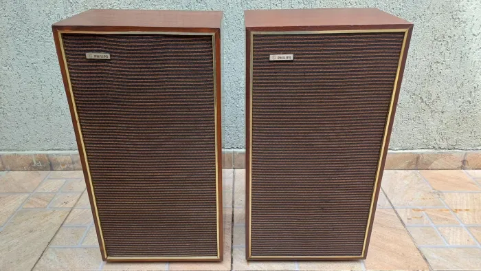 Caixas de Som Vintage Philips GF561