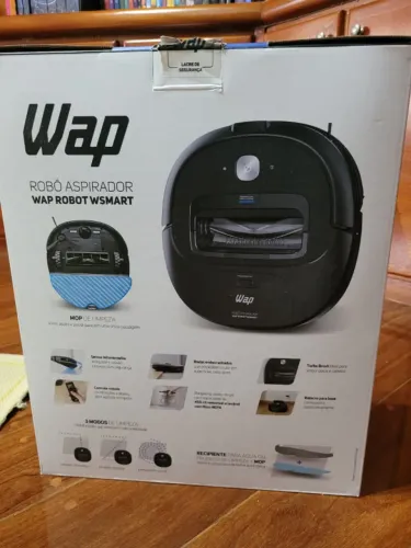 Robô Aspirador De Pó Inteligente Wap Wsmart 37,4w Bivolt (Usado)
