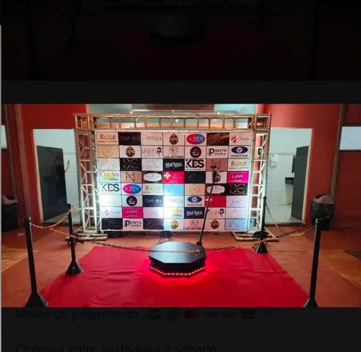 Plataforma 360° Photoboot eventos 