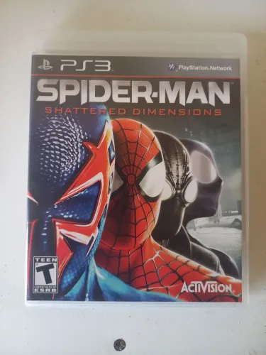 Jogo Raríssimo (Raro) Ps3 Spider Man Shattered Dimensions 
