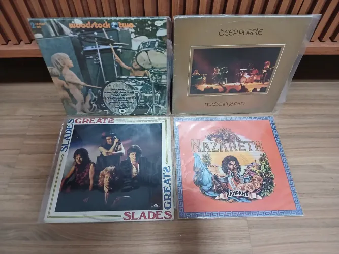 Disco vinil Deep Purple Nazareth Slade e Woodstock - Favor ler o anúncio