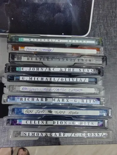 Lote com 10 Minidiscs - MD - Gravados- Marcas diversas Lote #003