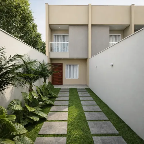 LANÇAMENTO! Casa Duplex com 2 Suítes e Quintal em Costa Dourada