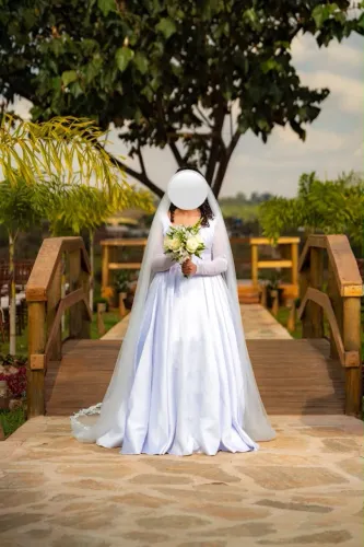 VESTIDO DE NOIVA ( semi princesa)