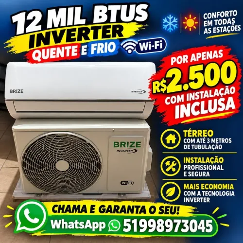 AR CONDICIONADO COM WI-FI