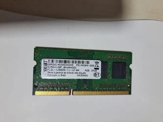 Memória RAM Notebook 4GB DDR3L 1600MHz Smart (PC3L-12800S)