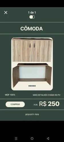 Cômoda de MDF