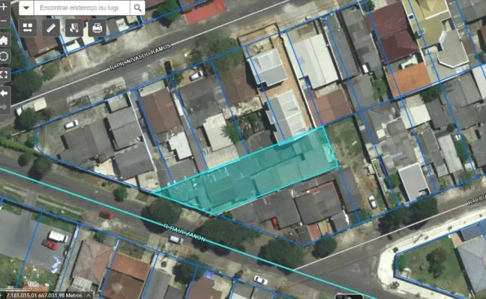 Terreno à venda, 565 m² por R$ 890.000,00 - Fazendinha - Curitiba/PR