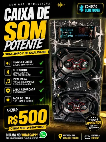 Caixa de som portátil