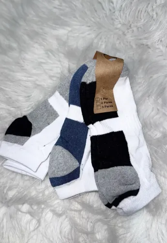 Meia kit com 3 pares