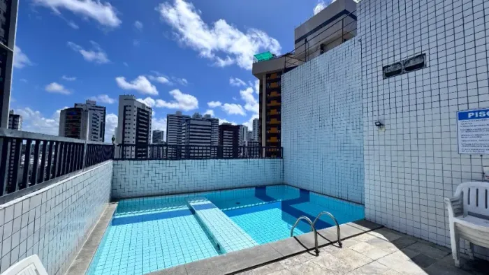 Apartamento com 1 quarto mobiliado em Boa Viagem, Recife - PE