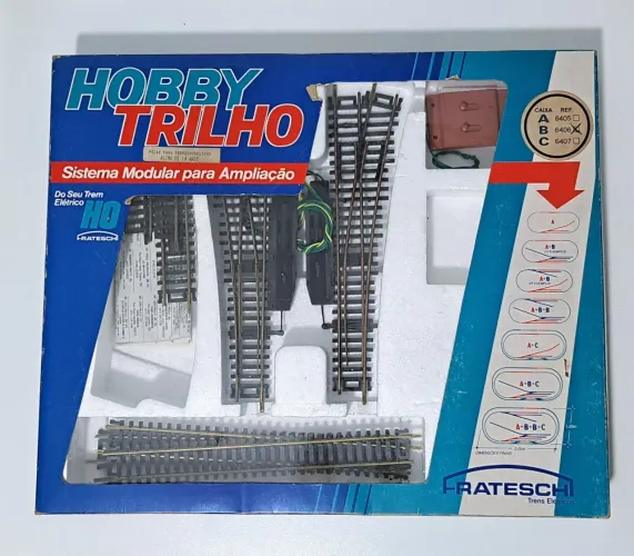 Trilhos para Ampliação Ferromodelismo - Marca Frateschi - Hobby Trilhos