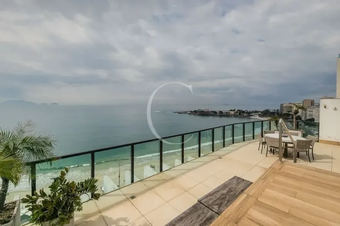 Copacabana  Posto 5  290 m²  Cobertura duplex frente mar