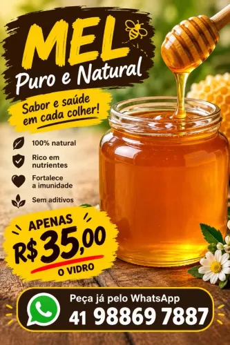 Vendo mel puro flor de laranjeira