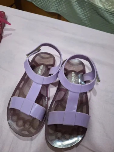 Sandália Mini Melissa way lilás