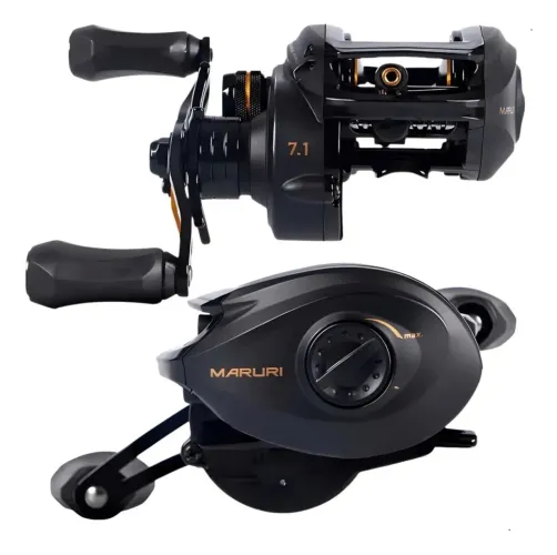 Carretilha Maruri black tamba pro 8kg de drag rolamentos 7.1