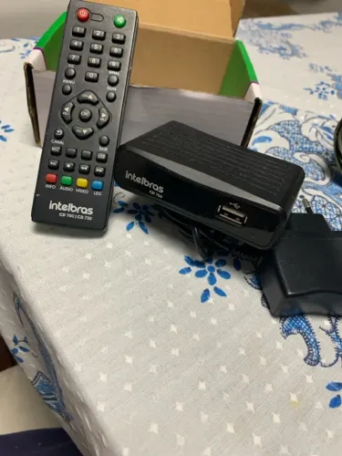 Conversor digital intelbras com defeito. Não sei o que é