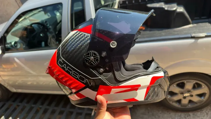 Capacete ls2 Carbon TAM. 58