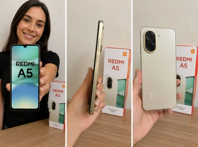 Redimi A5 dourado..15 dias de uso