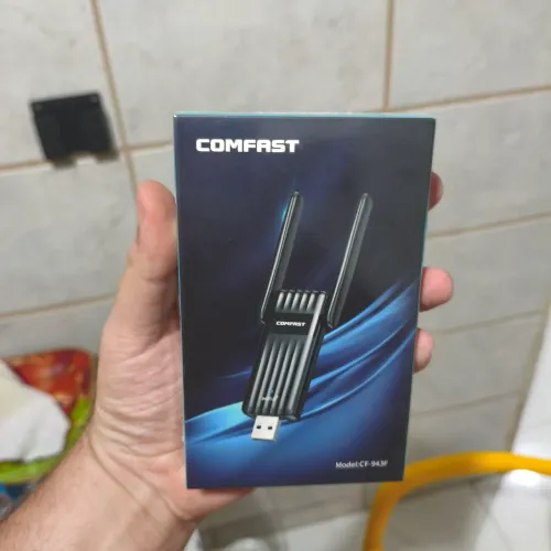 Antena usb wi-fi e bluetooth para PC comfast