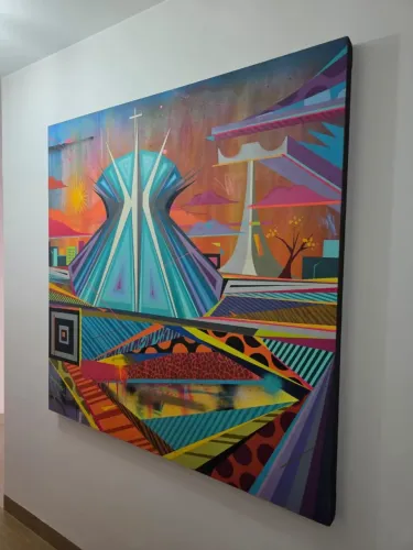 Quadro original - Daniel Toys - Catedral de Brasília