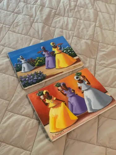 Dupla de quadro baianas S. Marques