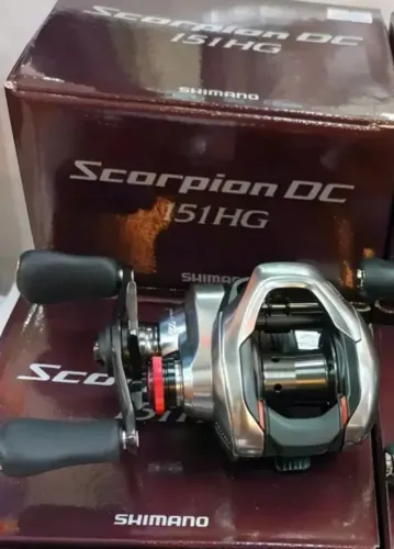 Carretilha shimano scorpion 151 hg dc