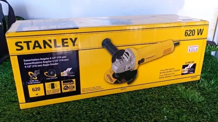 Esmerilhadeira Angular Stanley 4.1/2" 620W 12.000 RPM - SG6115