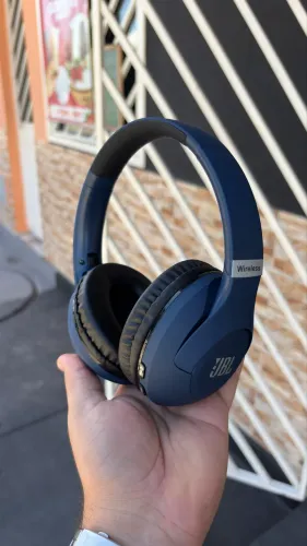 Fone Headset de Ouvido Bluetooth sem Fio Tune 900 Azul escuro