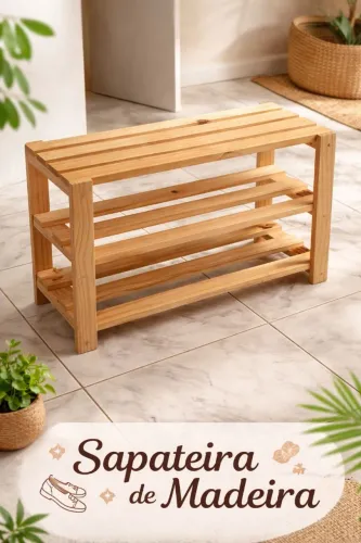 Sapateira em pinus