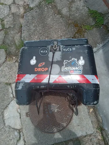 Baú motoboy com suporte cg 160