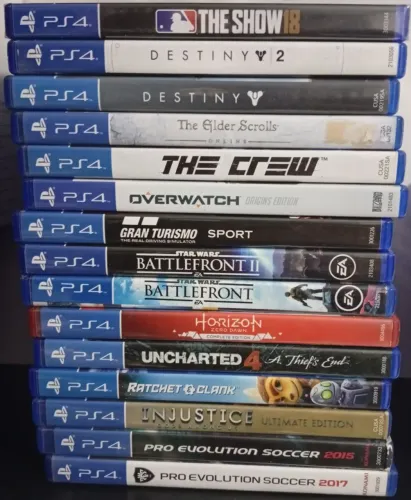 Lote 15 jogos ps4