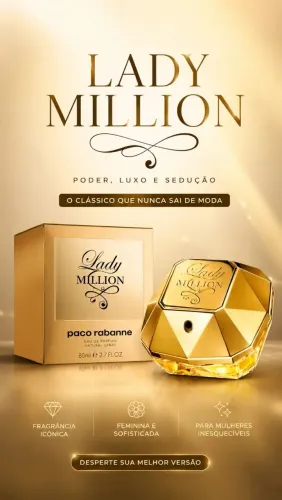 Perfume Lady Million Edp 80 ml feminino