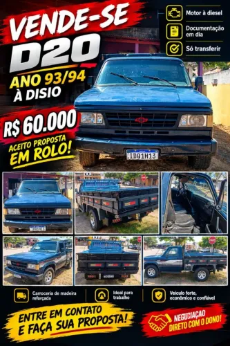 Chevrolet D-20 S / Luxe 3.9/4.0 Diesel 1994