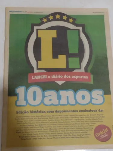 Jornal lance 10 anos