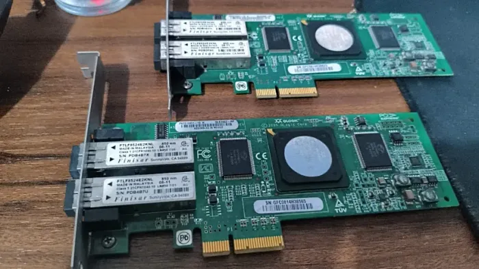  Par placa Hba Qlogic Qle2462 Hp Dual Port 4gb Fibre Channel Pcie