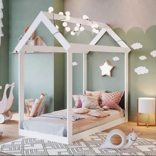 Cama Montessori casinha solteiro 