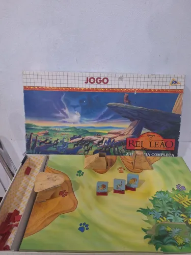 Jogp de tabuleiro rei leão raro anos 90 (leia descrição)