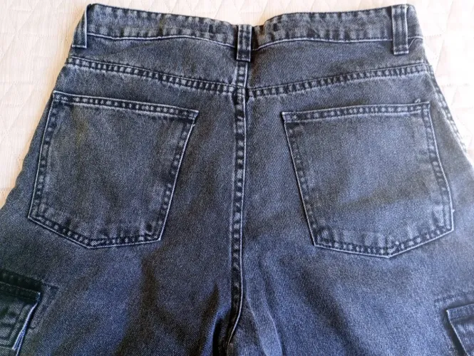 Calça jeans bluesteel baggy cargo 38